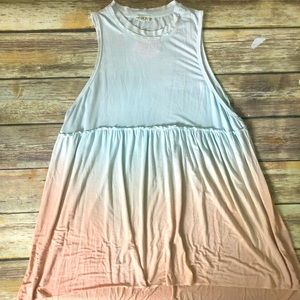 POL Ombre Sunset flowy tank